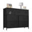 7 espaces de rangement, casiers de garde-robe assemblés, casiers de meubles de chambre à coucher, noir