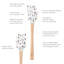 Spatulart® Nordic Trees Wood Handled Spatula