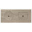 Table basse 3-en-1 avec seau à glace et foyer - beige
