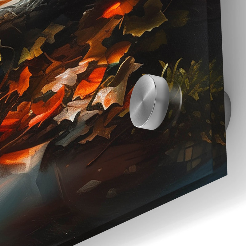 «Canopy Of Solitude», art mural en verre acrylique, H 36 po x l 36 po x P 0,2 po