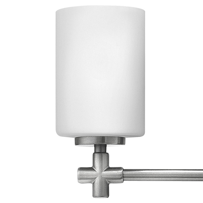 Laurel 3-Light Dimmable Vanity Light, Brushed Nickel