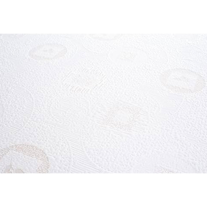 Très grand thé blanc - Matelas en mousse à mémoire de forme de la collection Herbal Fusion avec 3 pouces pour l'alignement de la colonne vertébrale et 7 supports favorisant
