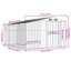 Abri de jardin en acier galvanisé anthracite Vidaxl, polypropylène grand-122037019-122037017