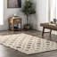 Tapis beige en laine Trellis-1204271645