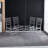 Hofman Modern Dining Chairs with Plastic Seats