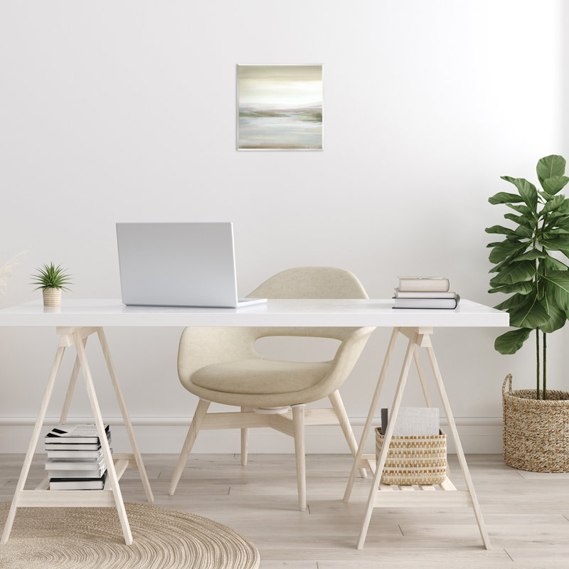 Calm Atmospheric Landscape, art mural sur bois par Nan