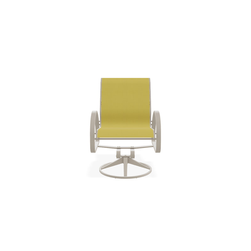 Aruba 1 Outdoor Dining Armchair, Textured Desert, Yellow 43D