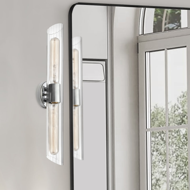 Éclairage pour meuble-lavabo 2 lumières Samantha, Chrome poli