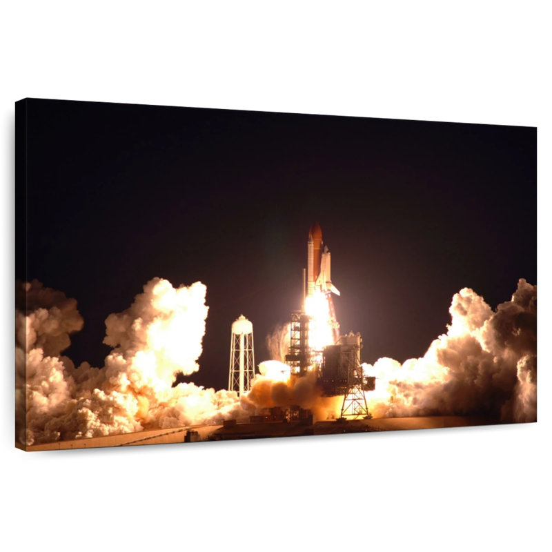 Oberle NASA Space Shuttle Launch, 16" H x 24" W