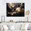 Marbre captivant doré et noir II - art abstrait sur toile marbrée-201721214-259371799-220930412