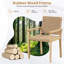 Chaise de salle à manger d'extérieur en bois d'hévéa Antti