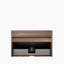 Meuble-lavabo flottant mural Mid-Century de 30 pi, double tiroir, grain de bois, système silencieux, meuble-lavabo moderne à grande capacité avec laque à base d'eau noire E0, poignée cachée, en forme de U