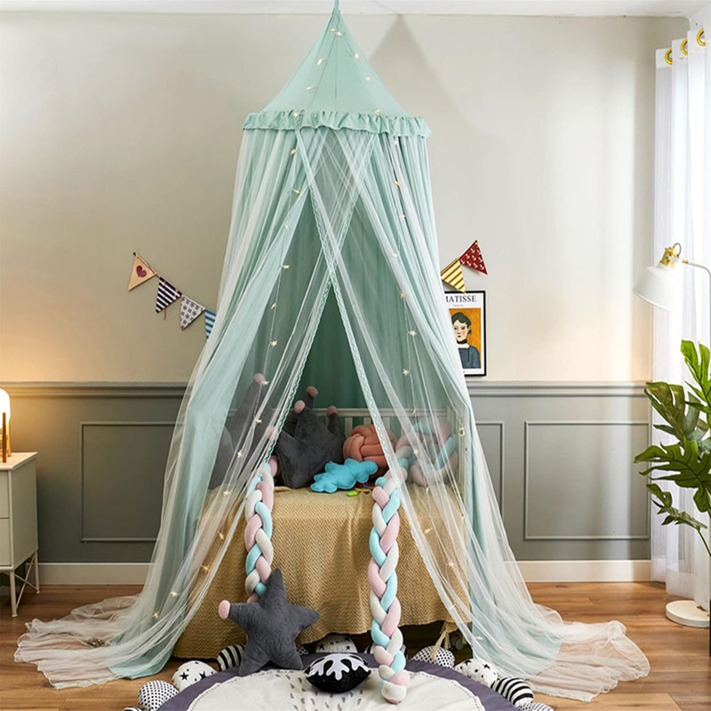 Adiyan Polyester Bed Canopy, Green