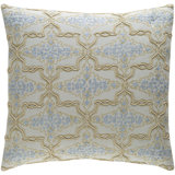 Mercury Damask Cotton Throw Pillow