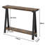 21 cm W Console Table