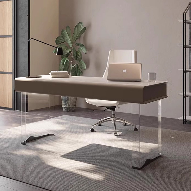 Bureau d'ordinateur Light Slab, H 29,52 po x l 62,99 po x P 23,62 po