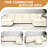Cloud Modular Sectional Corner Sofa Upholstered Deep Seat Couches With Ottoman-667464127