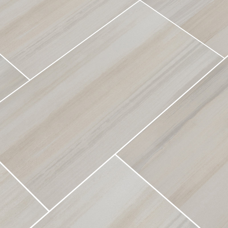 Glacis 12 in. x 24 in. Matte Porcelain Floor and Wall Tile, Nevara