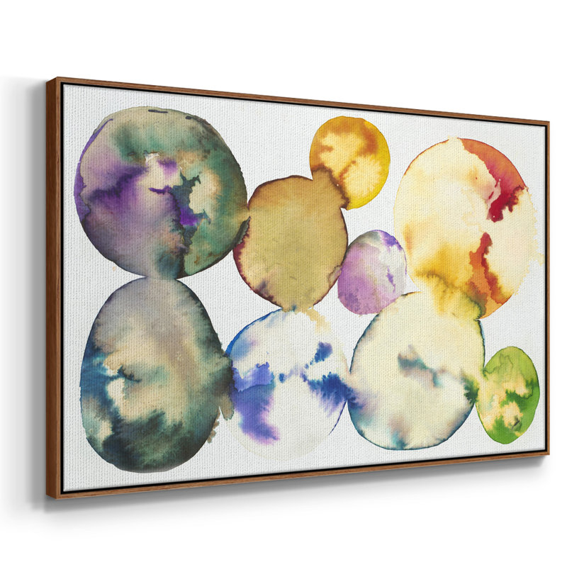 Gumball - Reproduction d'un seul cadre photo sur toile, Cadre noyer, H 41 po x l 27 po x P 2 po
