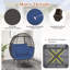 Chaise de patio avec coussins Donavan-668381964