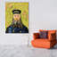 Vincent Van Gogh, reproduction d'art sur toile, le facteur par Van Gogh, Van Gogh.-1797146292