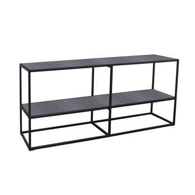 59" Volterra Concrete & Steel Console Table