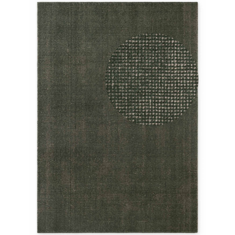 Dewit Wool Hand Woven Area Rug, Green, Rectangle 160 x 230 cm