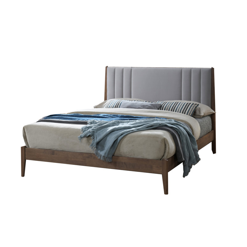 Wedgewood Upholstered Storage Bed, Double (4'6), Light Grey