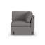 Banquette d'angle Lockheart 61 cm grise avec coussin-126756068