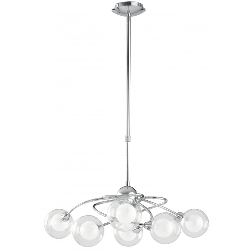 Lindbergh 6 - Light Chrome Unique/Statement Pendant