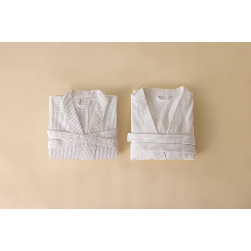 Velour Mid-Calf Bathrobe with Pockets, XL