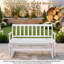 Banc oscillant en bois Geroline