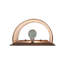 1 - Light Flush Mounted Sconce