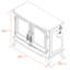 Woodhouse Adam 63 cm W Electric Stove with 6824.28 BTU