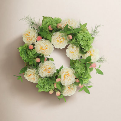Addison 23" Peony Wreath