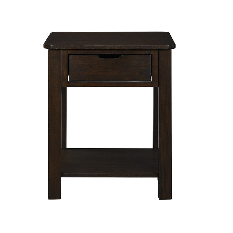 MDF End Table With Drawer