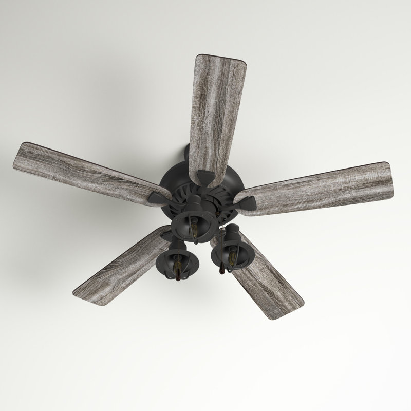 Monessen 52'' Ceiling Fan with Light Kit, Bronze, Remote