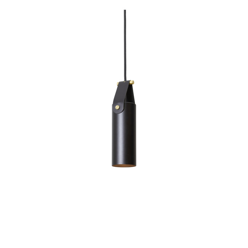 Spero Pendant, Black, Black, LED