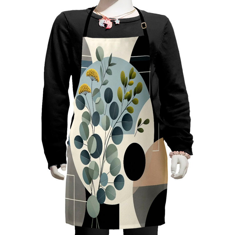 No Pattern Bib Apron