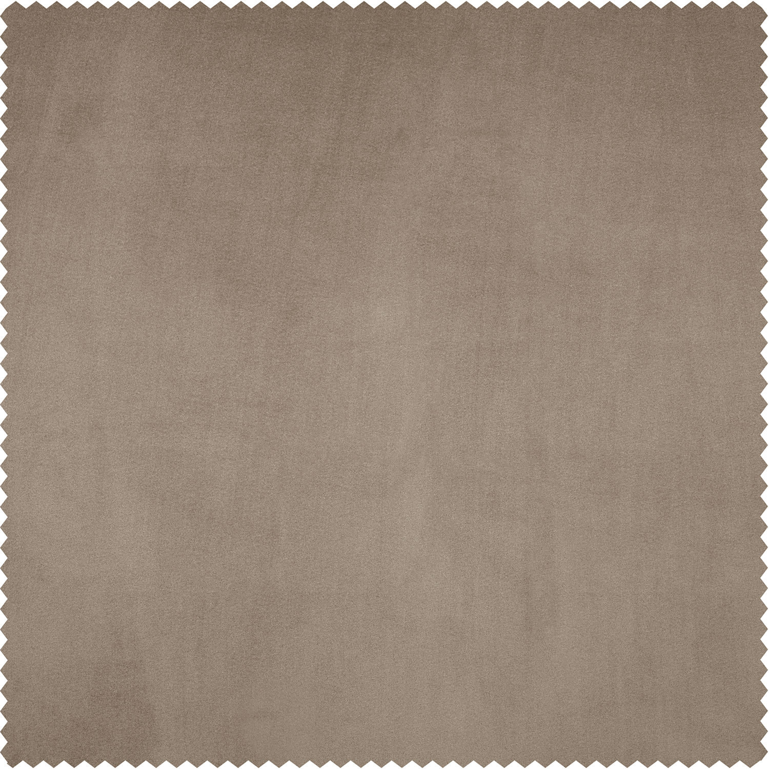 Loria Plush Velvet Blackout Curtain Panel, 50" W x 96" L, Pashmina Taupe
