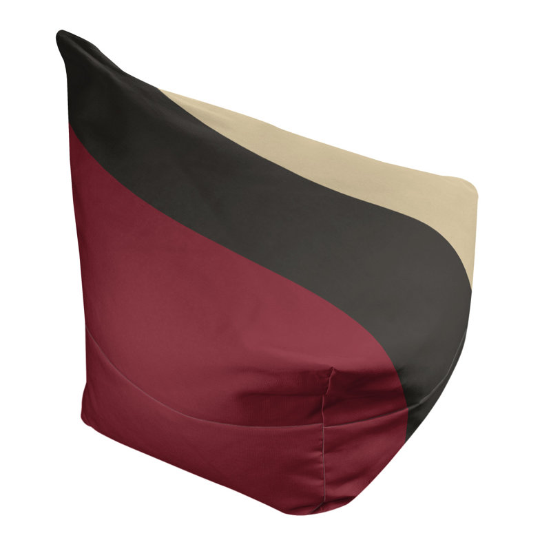 Sac de pois classique, H 42 po x l 38 po x P 31 po, Rouge brique / noir / sable du désert