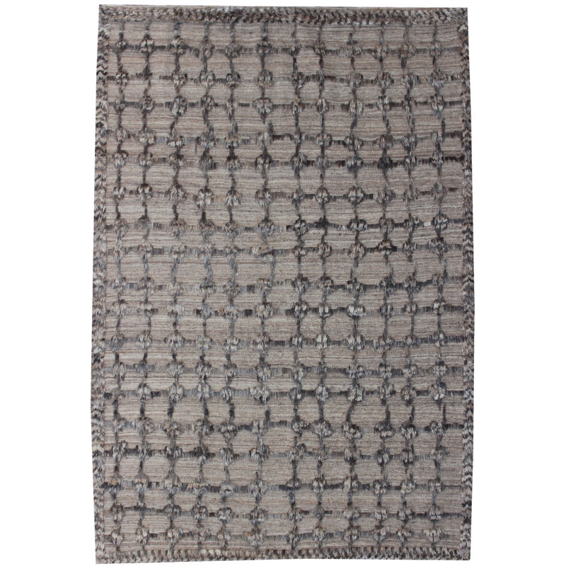 Geometric Hand Knotted 173cm X 248cm Area Rug