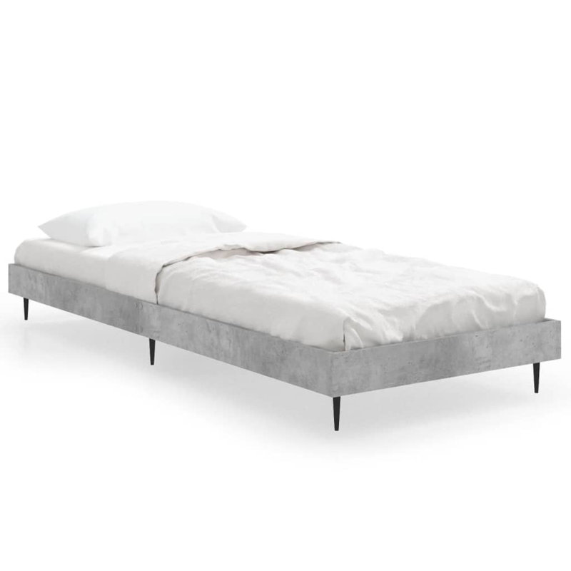 Patrice Bed, Small Single (2'6), Concrete Grey