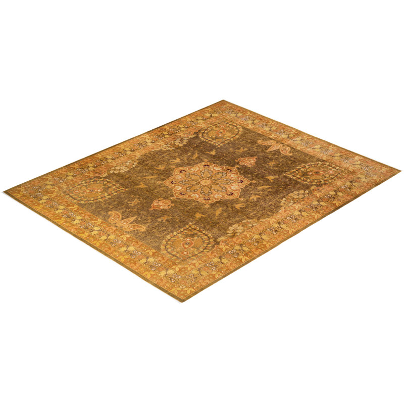 Classic One-of-a-Kind 8' 0" X 9' 11" Hand Knotted Area Rug