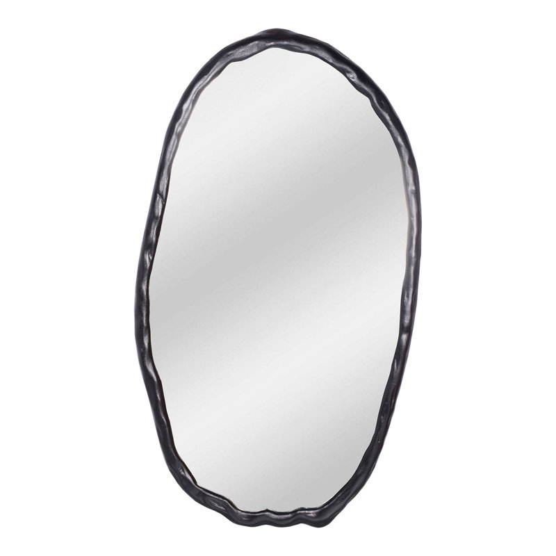Miroir mural, ovale, contemporain