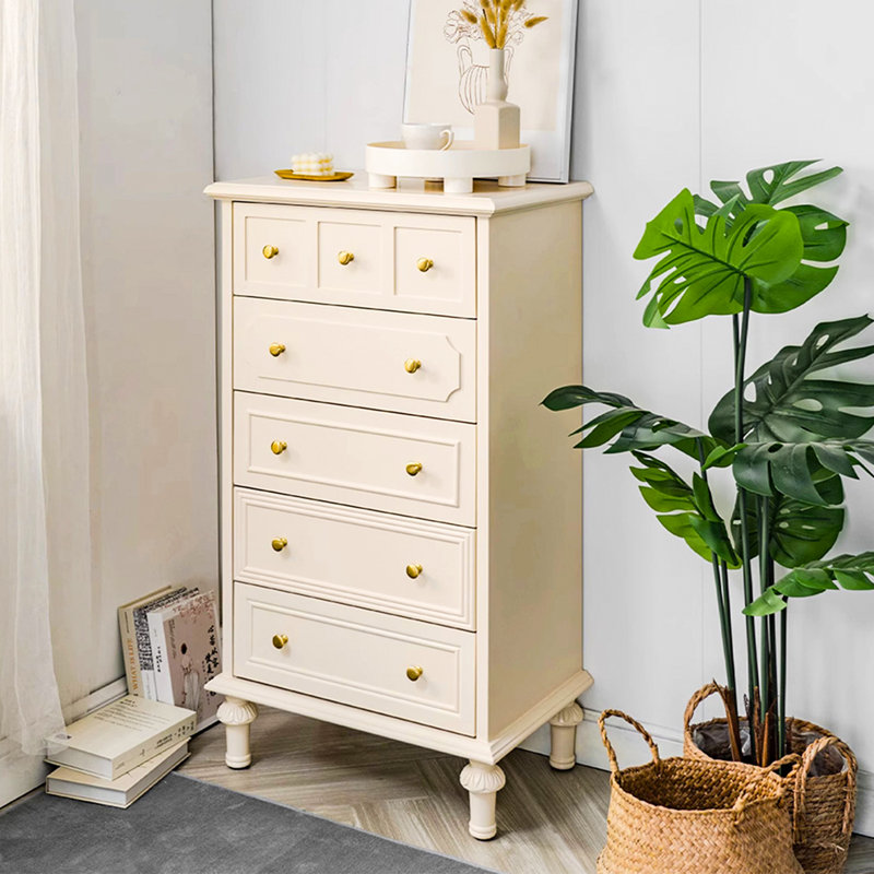 Commode décorative American Country, Beige