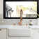 Pull Down Single Handle Kitchen Faucet with Deck Plate