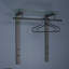 4 - Hook Wall Mounted Coat Rack