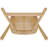 Summerhill Oversized Solid Hardwood Folding TV Tray Table, 25.5" H, Fully Assembled, Natural