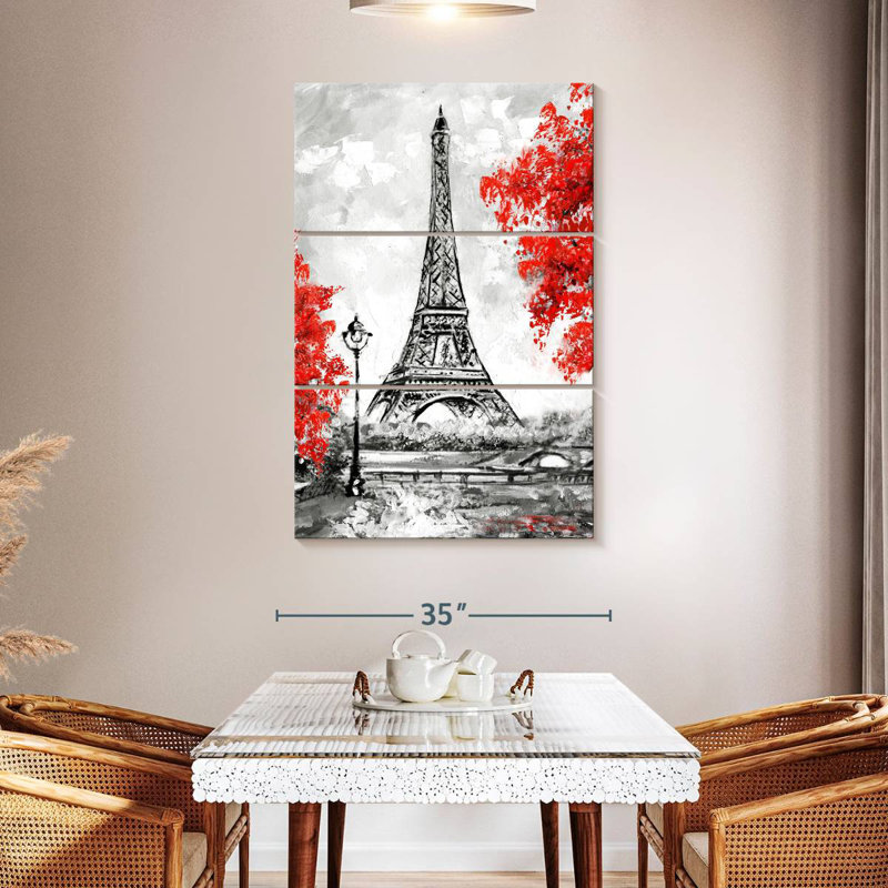 Tour Eiffel Nicci Paris, H 50 po x l 32 po